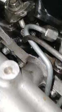 How to install a VP44 injector line and diesel injection pump (diesel) on a 4JH1 3.0 Dimax engine.