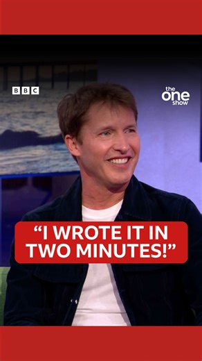 1.6M views · 4.2K reactions | James Blunt wrote the lyrics to his bestselling single ‘You’re Beautiful’ in just two minutes 勞 #TheOneShow #iPlayer | The One Show | Facebook