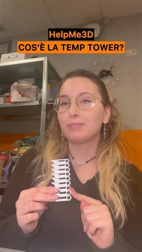 Temp tower: il segreto per stampare meglio 🔥#temptower #stampa3d #maker #helpme3d