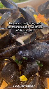 When there’s a sale on mussels at Costco this is what happens…it’s so good!! Happy to share this with all my viewers because honestly…it’s the best way to enjoy the fresh mussels! #homecooking #mussels #seafood #cooking #recipes | Fullhappybelly