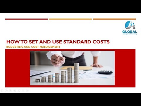 How to Set and use Standard Costs