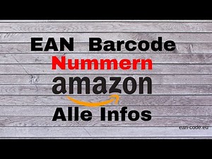EAN Code & Barcode für Amazon - Alle Infos