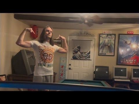 Five RGB CRTs running for lunch