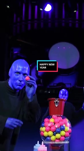 happy new year from blue man group 💙 | the blue man group
