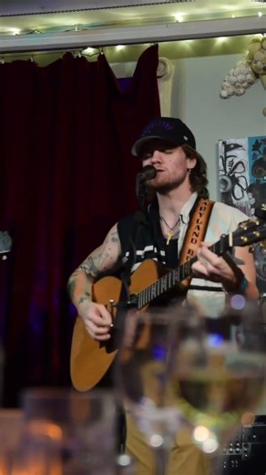 About a year ago we got to play 'already gone' at a local cafe #acousticguitar #wellsferrari