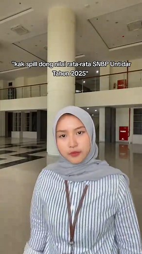 Nilai Rata-rata SNBP Untidar Tahun 2025