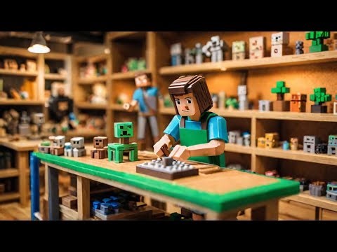 Easy Minecraft Toy Shop Build - How To Make Minecraft Toys