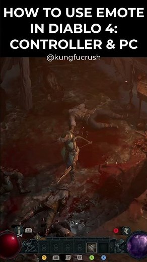 DIABLO 4 Emote Wheel - How to Use Emote Wheel on Controller and PC | Diablo IV Tips #diabloiv