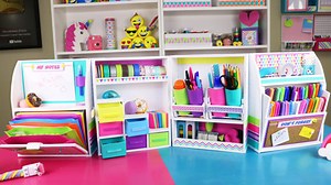 ❤️ Make your【 DIY FOLDABLE DESKTOP ORGANIZER 】Step-by-Step