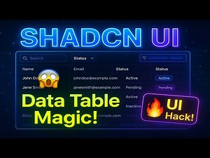React JS Data Table | Shadcn UI Data Table