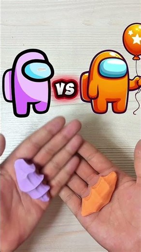 Among Us Coloring Mix 🌈🎉🎨 #colormixing #amongus #clay #shorts #gameplay