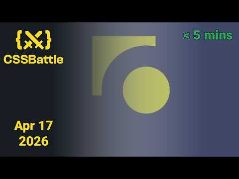 CSSBattle Daily Challenge April 17 2026