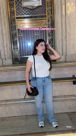 #Abercrombiepartner Abercrombie’s Viral Denim Sale is happening now! All Jeans are 25-40% Off* and almost everything else on the site is 20% off**. Use my code SUITEAF for an extra 15% off almost everything*** this weekend! LINK IN BIO🩷@abercrombie #abercrombiejeans #abercrombie