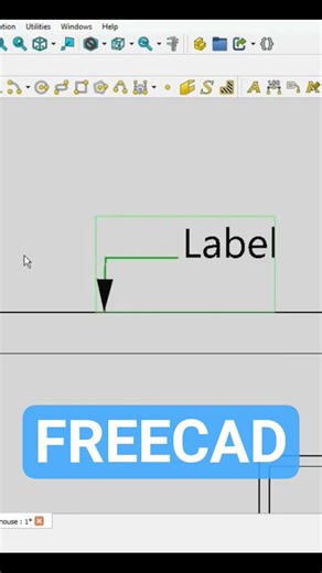 Level labels #freecad #cad #bim #tutorial #freecadtutorial #2ddrawings #architecture #bimmodeling