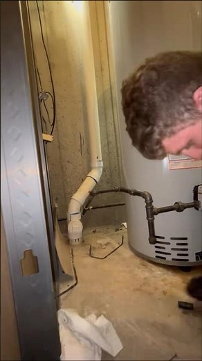 ⏱️⚙️ Sediment traps installed on a gas line for a Water Heater. 🌬️🔥