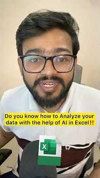How to Analyze Data in Excel | Excel + AI Amazing Trick #excel #exceltips #ai