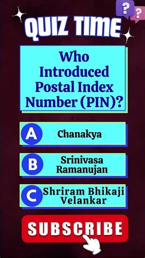 Who Introduced Postal Index Number (PIN)? #postalindexnumber #invented #pin