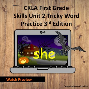 CKLA First Grade Unit 2 Skills Tricky Word 3rd Edition (supplemental)