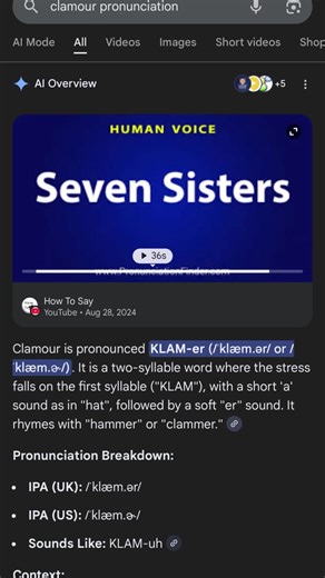 I was looking up how to pronounce Clamour before I posted a video of me reading 🤭 but right before that, I was in the maiden mother Crone book and posting information about the seven sisters and the moon tonight 🤣so glad I screen recorded this! I clicked it to see if it said something different and it did not..