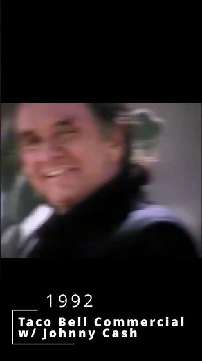 Johnny Cash 1992 Taco Bell Commercial! 🤠🌮
