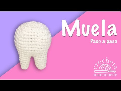 🦷 Diente Amigurumi Crochet | Crochet Tooth Fairy Pouch | Paso a paso