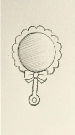 Drawing cute mirror #art #drawing #doodle #mirror