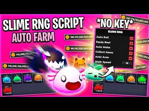 🎲 Slime RNG Script - NO KEY, Auto Farm, Auto Roll, Auto Farm Mobs, Auto Upgrade (KEYLESS)