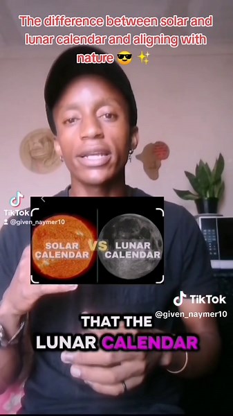 solar calendars track the Earth's orbit around the sun (solar year), while lunar calendars track the moon's phases (lunar months).