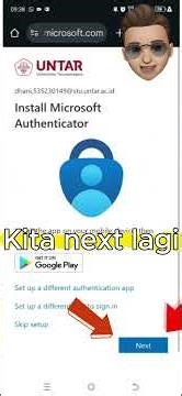 Tutorial aktivasi Microsoft Authenticator (MFA) untuk Lintar