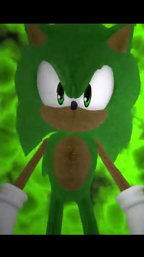 Ben 10 Transforming into Sonic