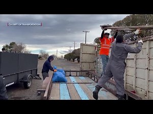 Caltrans workers clean up 300 tons of trash along central coast highways
