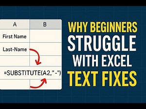 Hyphen Or Space? Excel Makes It Easy