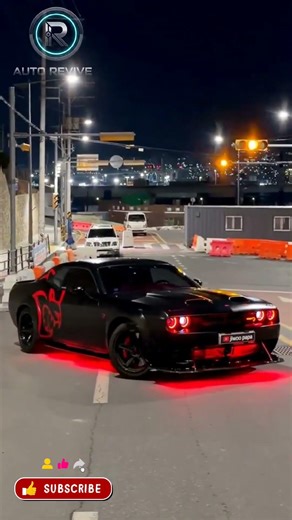 The Ultimate Black Beast | Dodge Challenger SRT Custom Build #supercars #automobile