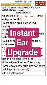 Library Info 1 #ielts #english #listeningpractice