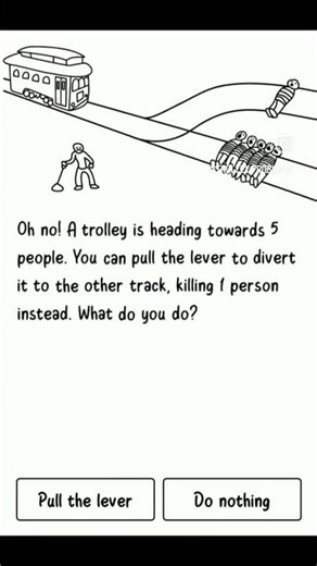 the original trolley problem #TrolleyProblems #Philosophy #Psychology