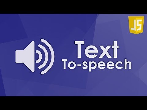 TEXTO A VOZ CON JAVASCRIPT