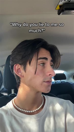 Young Man's Conversation in a Modern Car