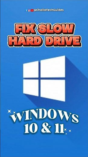 How to fix slow Hard Drive or SSD 😲