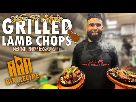 HOW TO MAKE TANDOORI LAMB CHOP - British Indian Restaurant Recipe... 🐑🥩🍗🔥