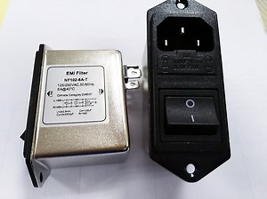 [Hot Item] 6A 250VAC 50/60Hz Power Line EMI Filter