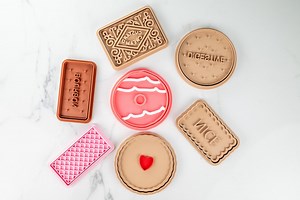 British Biscuit Cutter Set: 3D Printed Cookie Molds - Etsy