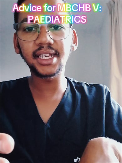 MedSchool101 Advice for MBCHB V: PAEDIATRICS #fyp #fypシ #medschool #med #paediatrics