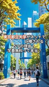 5 Reasons Why Tokyo Metropolitan University Is Creating a Buzz Online! Is Free Tuition Actually R...