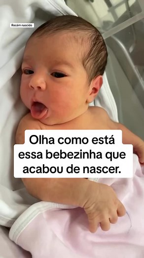 Parto Normal: Veja Como Está Esta Bebezinha Recém Nascida