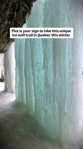 📌 Add this short and easy trail that leads to a stunning ice wall in Quebec to your winter bucket list (1 hour from Quebec City)👇 Follow @roving.mapletales for more winter adventures & things to do in Quebec ❄️ 📍Sainte-Anne River Gorge trail in Portneuf Natural Regional Park 🌲Trail Name: Sainte-Anne River Gorge @alltrails 📍Location: Portneuf Natural Regional Park, Quebec ↔️ Distance: 5.3 km (easy trail), the park reception will provide a map and guide you through navigating other loop trail