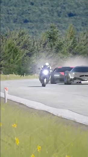 Suzuki Hayabusa vs Devel Sixteen #shorts #suzuki #superbike #supercars #car #racing #cars #hayabusa
