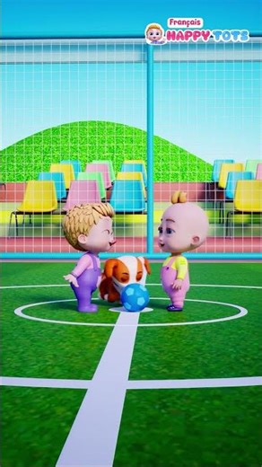 Jouons au foot ! | Chansons pour enfants | Happy Tots français