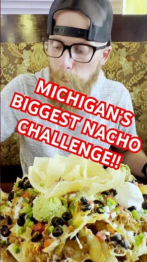TAKING ON MOUNT NACHEESMO! | MICHIGAN’S LARGEST NACHO CHALLENGE! #manvsfood #foodchallenge