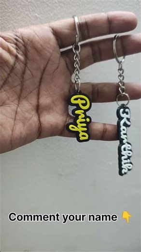 Printing Your Name in 3D 🔥 Custom Keychain