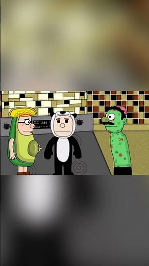 The Zombie Apocalypse! SML ANIMATION #shorts #sml #animation